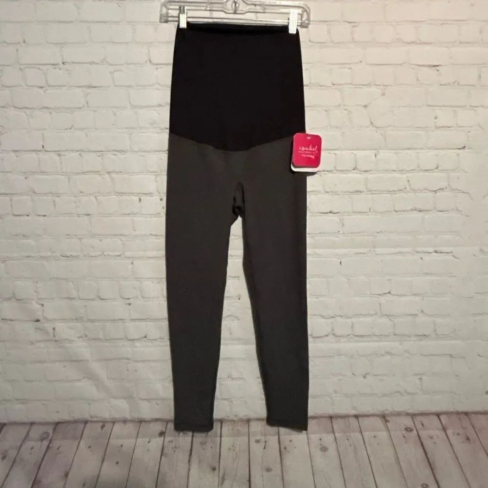 🖤 Isabel Maternity by Ingrid & Isabel Over-Belly Leggings – Size Small